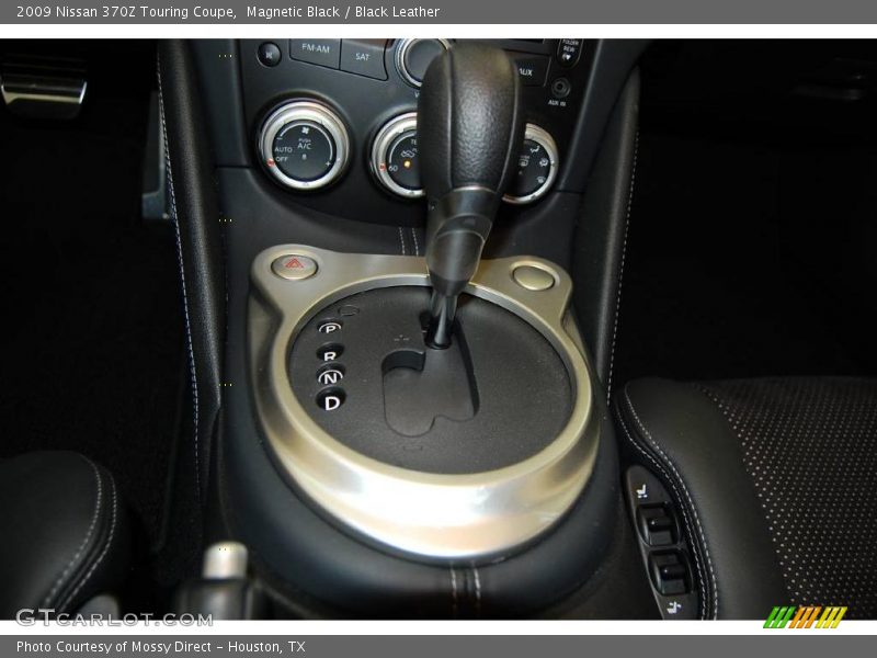 Magnetic Black / Black Leather 2009 Nissan 370Z Touring Coupe