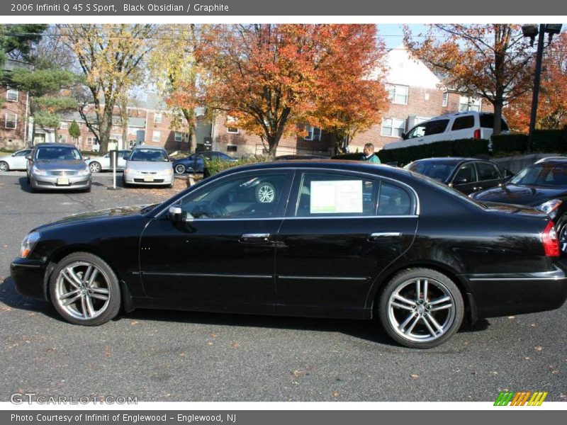 Black Obsidian / Graphite 2006 Infiniti Q 45 S Sport