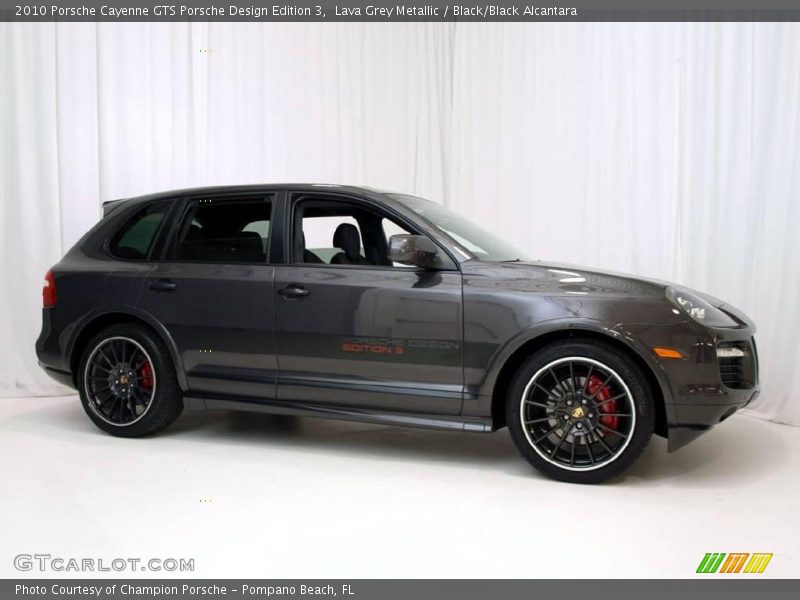 Lava Grey Metallic / Black/Black Alcantara 2010 Porsche Cayenne GTS Porsche Design Edition 3