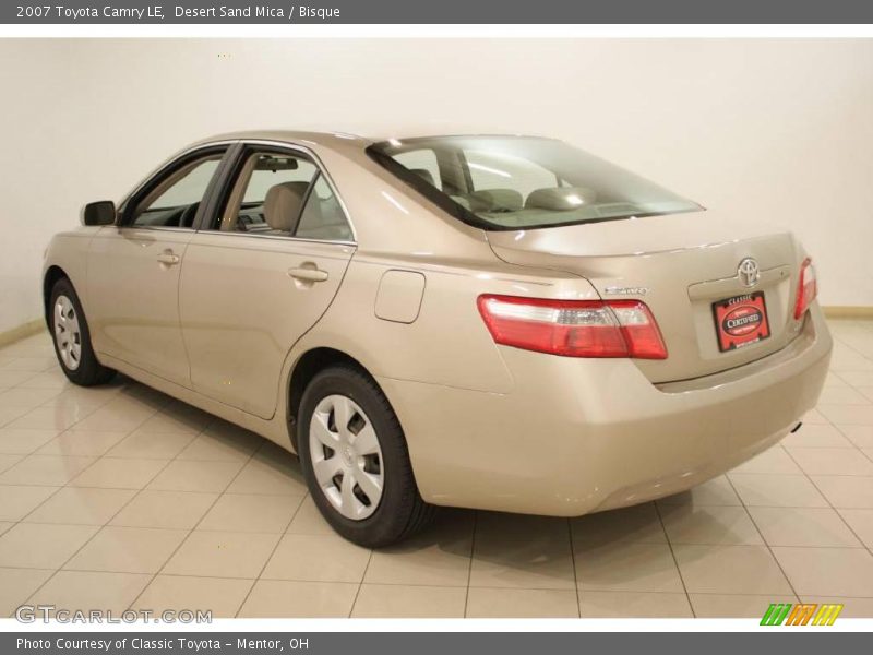 Desert Sand Mica / Bisque 2007 Toyota Camry LE