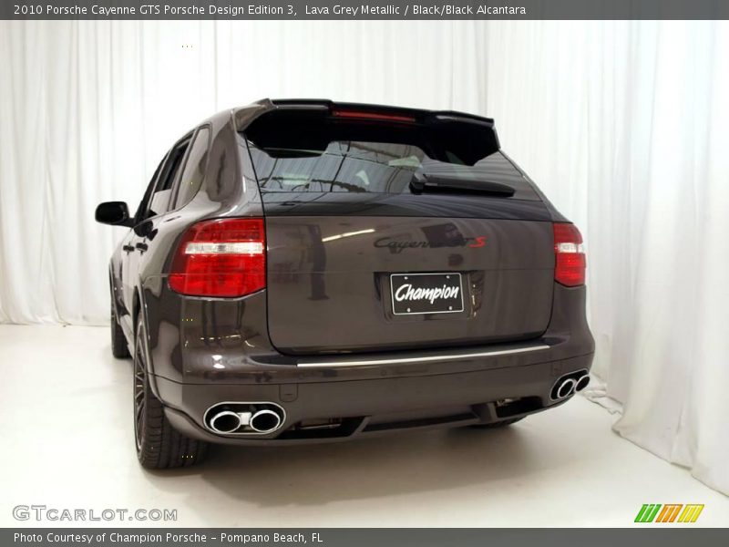 Lava Grey Metallic / Black/Black Alcantara 2010 Porsche Cayenne GTS Porsche Design Edition 3