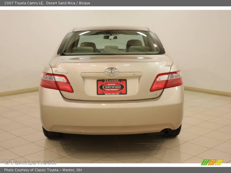 Desert Sand Mica / Bisque 2007 Toyota Camry LE