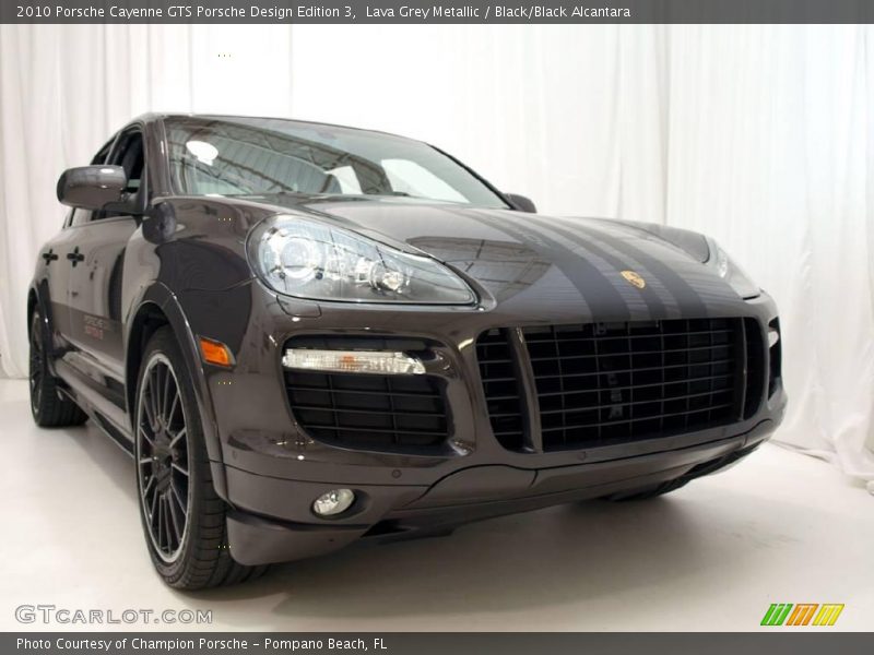 Lava Grey Metallic / Black/Black Alcantara 2010 Porsche Cayenne GTS Porsche Design Edition 3