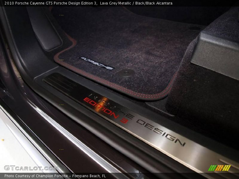 Lava Grey Metallic / Black/Black Alcantara 2010 Porsche Cayenne GTS Porsche Design Edition 3