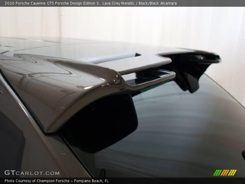 Lava Grey Metallic / Black/Black Alcantara 2010 Porsche Cayenne GTS Porsche Design Edition 3