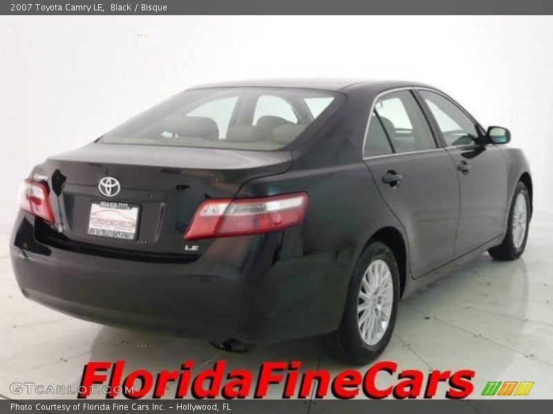 Black / Bisque 2007 Toyota Camry LE