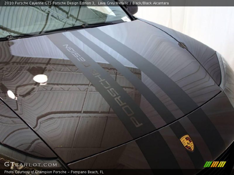 Lava Grey Metallic / Black/Black Alcantara 2010 Porsche Cayenne GTS Porsche Design Edition 3