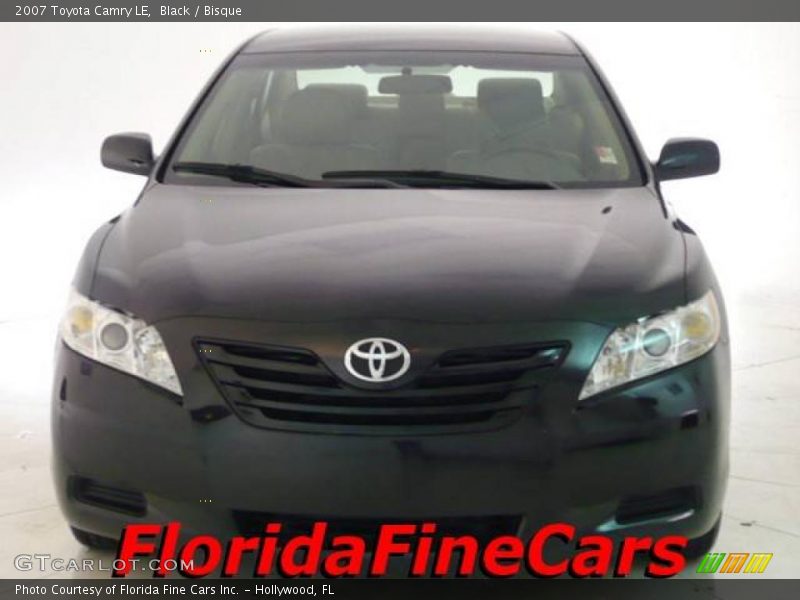 Black / Bisque 2007 Toyota Camry LE