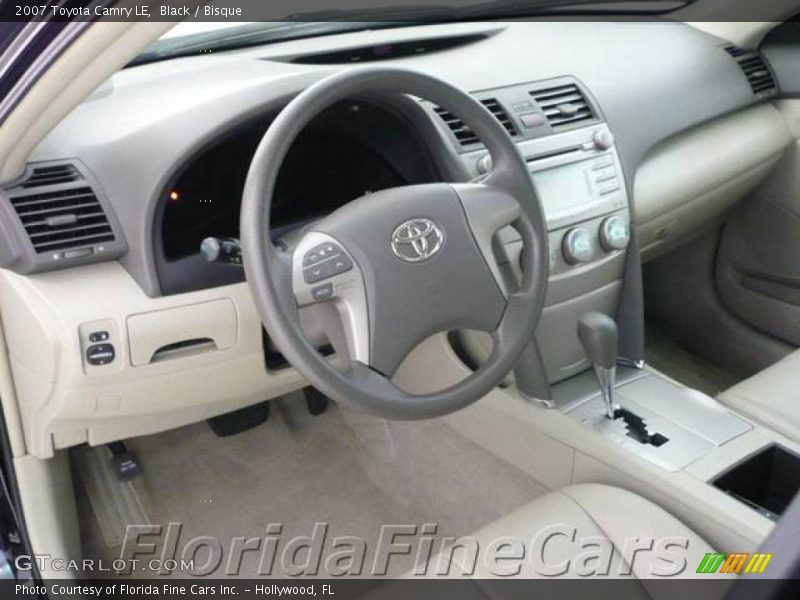 Black / Bisque 2007 Toyota Camry LE