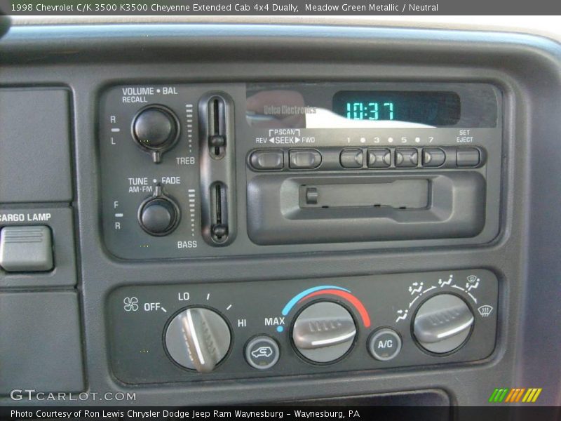 Meadow Green Metallic / Neutral 1998 Chevrolet C/K 3500 K3500 Cheyenne Extended Cab 4x4 Dually