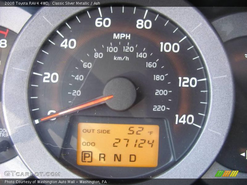 Classic Silver Metallic / Ash 2008 Toyota RAV4 4WD