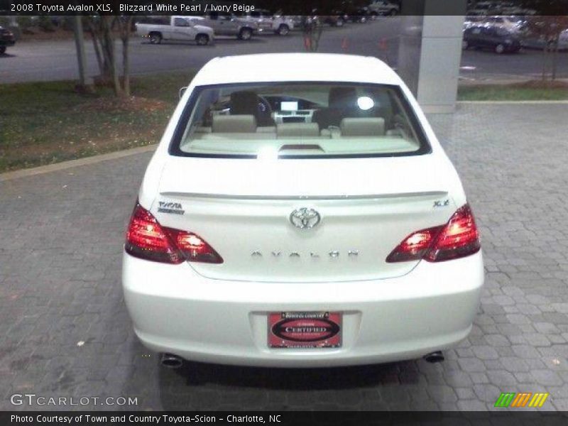 Blizzard White Pearl / Ivory Beige 2008 Toyota Avalon XLS