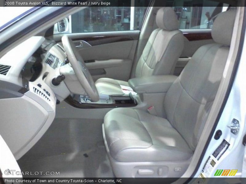 Blizzard White Pearl / Ivory Beige 2008 Toyota Avalon XLS