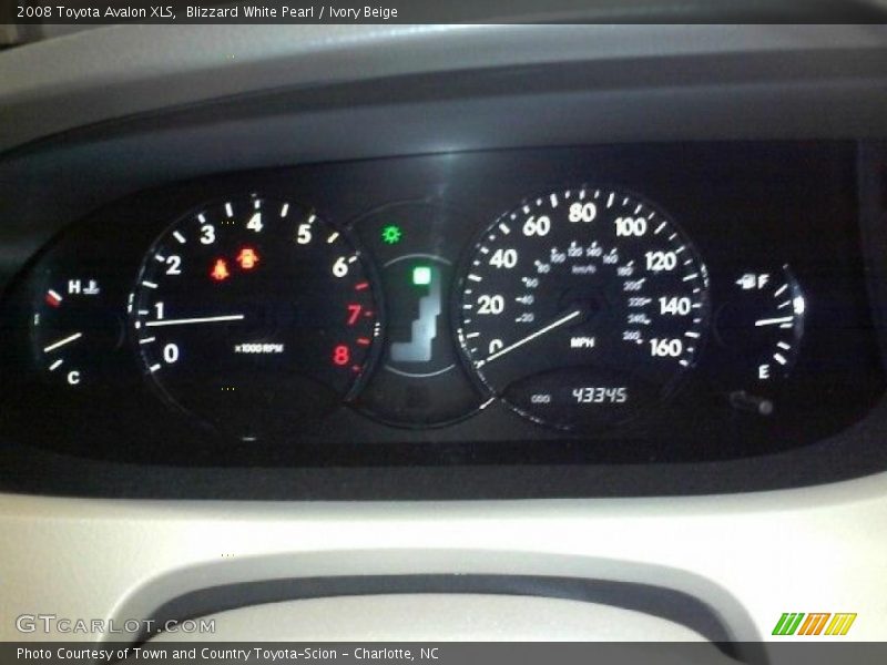 Blizzard White Pearl / Ivory Beige 2008 Toyota Avalon XLS