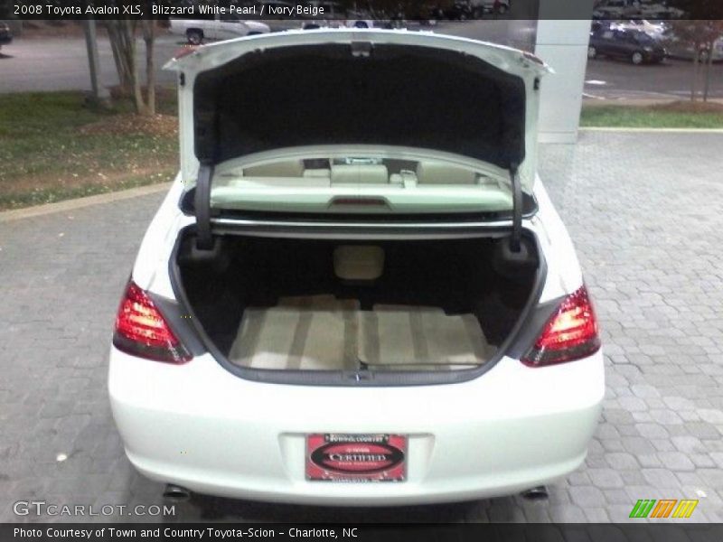 Blizzard White Pearl / Ivory Beige 2008 Toyota Avalon XLS
