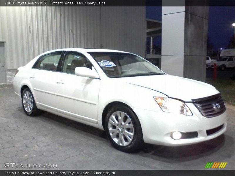 Blizzard White Pearl / Ivory Beige 2008 Toyota Avalon XLS