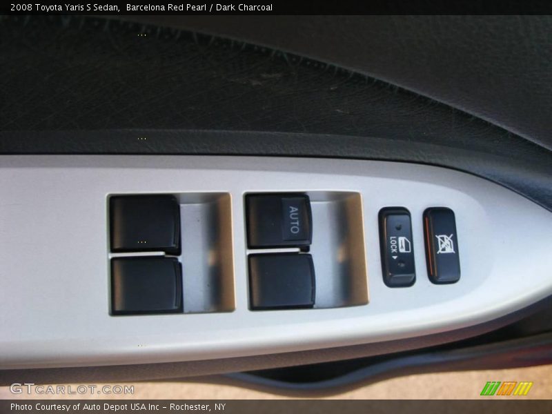 Barcelona Red Pearl / Dark Charcoal 2008 Toyota Yaris S Sedan
