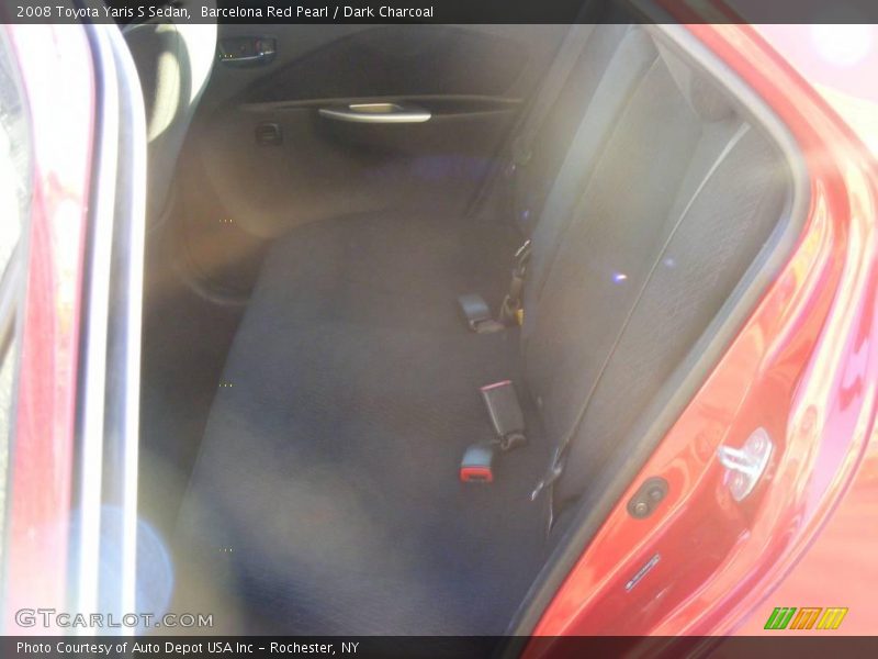 Barcelona Red Pearl / Dark Charcoal 2008 Toyota Yaris S Sedan