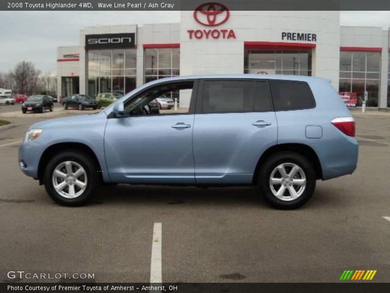 Wave Line Pearl / Ash Gray 2008 Toyota Highlander 4WD