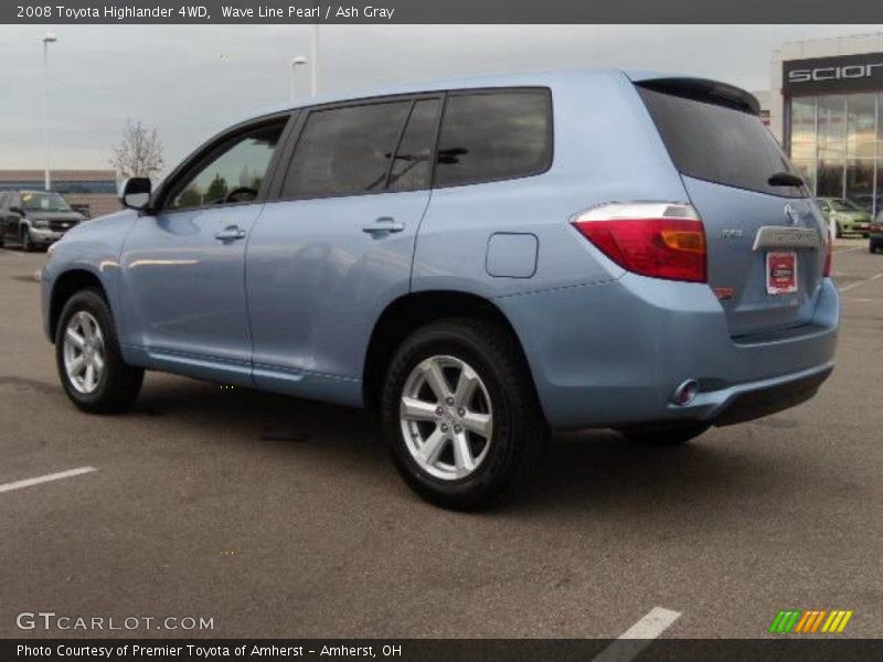Wave Line Pearl / Ash Gray 2008 Toyota Highlander 4WD