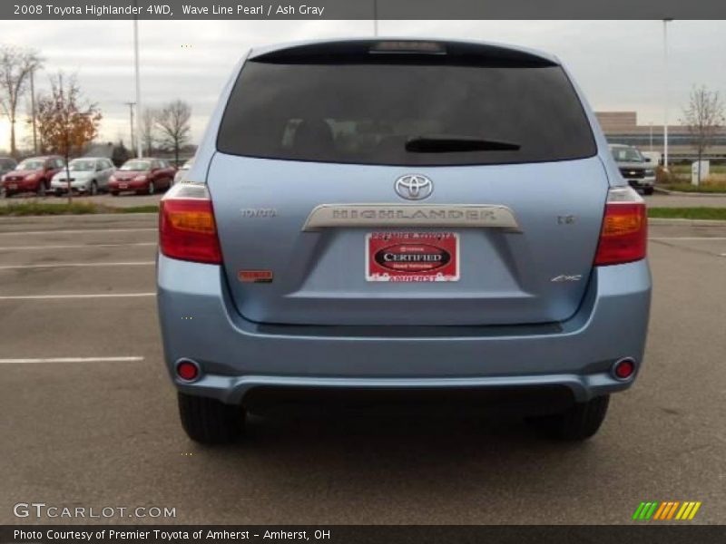 Wave Line Pearl / Ash Gray 2008 Toyota Highlander 4WD