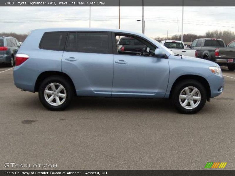 Wave Line Pearl / Ash Gray 2008 Toyota Highlander 4WD