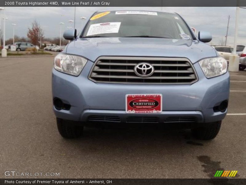 Wave Line Pearl / Ash Gray 2008 Toyota Highlander 4WD