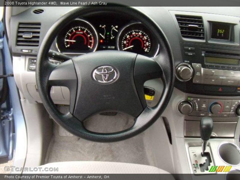 Wave Line Pearl / Ash Gray 2008 Toyota Highlander 4WD
