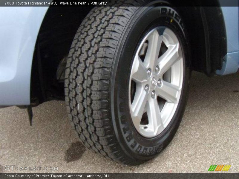 Wave Line Pearl / Ash Gray 2008 Toyota Highlander 4WD