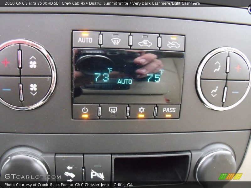 Controls of 2010 Sierra 3500HD SLT Crew Cab 4x4 Dually