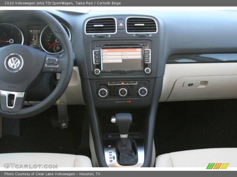 Salsa Red / Cornsilk Beige 2010 Volkswagen Jetta TDI SportWagen
