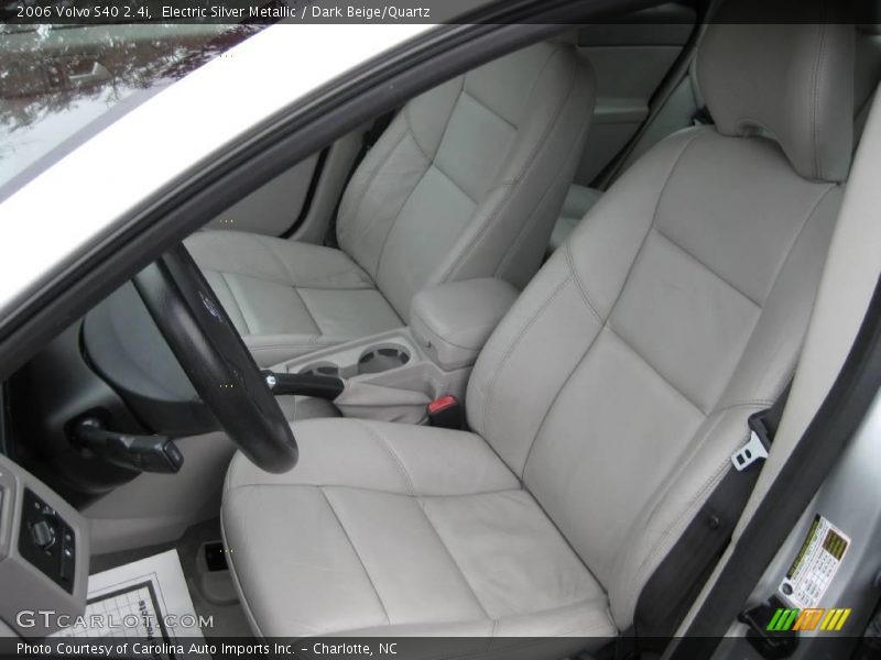 Electric Silver Metallic / Dark Beige/Quartz 2006 Volvo S40 2.4i