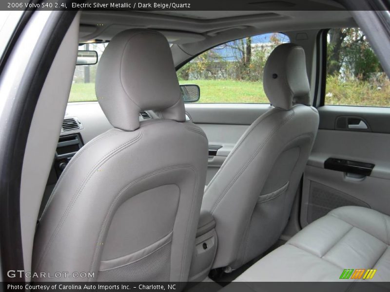 Electric Silver Metallic / Dark Beige/Quartz 2006 Volvo S40 2.4i