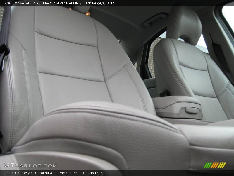 Electric Silver Metallic / Dark Beige/Quartz 2006 Volvo S40 2.4i