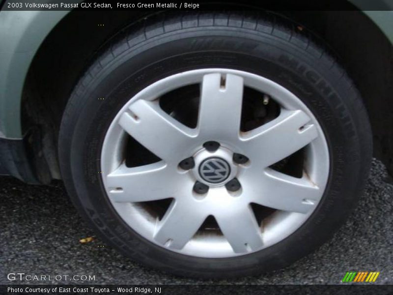 Fresco Green Metallic / Beige 2003 Volkswagen Passat GLX Sedan