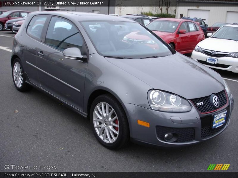 United Grey / Black Leather 2006 Volkswagen GTI 2.0T