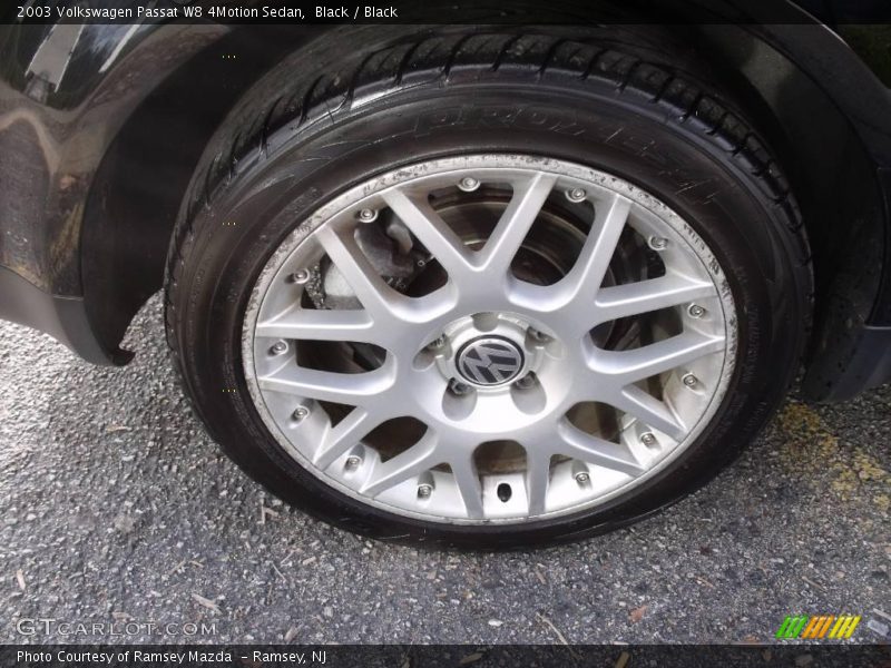 Black / Black 2003 Volkswagen Passat W8 4Motion Sedan