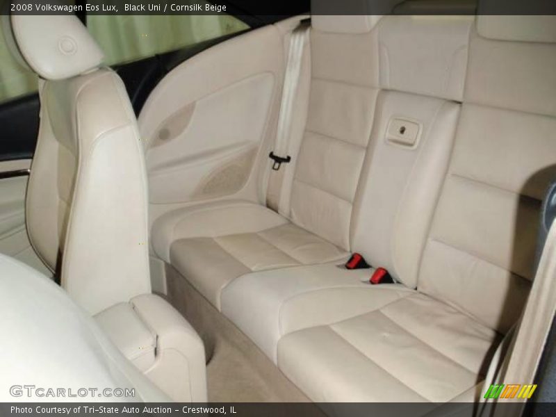 Black Uni / Cornsilk Beige 2008 Volkswagen Eos Lux
