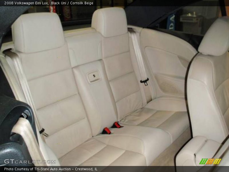 Black Uni / Cornsilk Beige 2008 Volkswagen Eos Lux