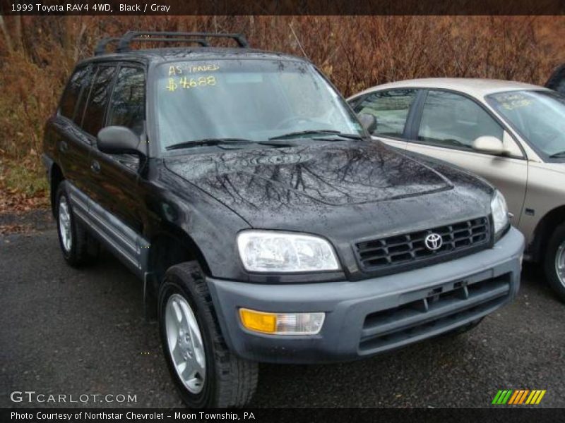 Black / Gray 1999 Toyota RAV4 4WD