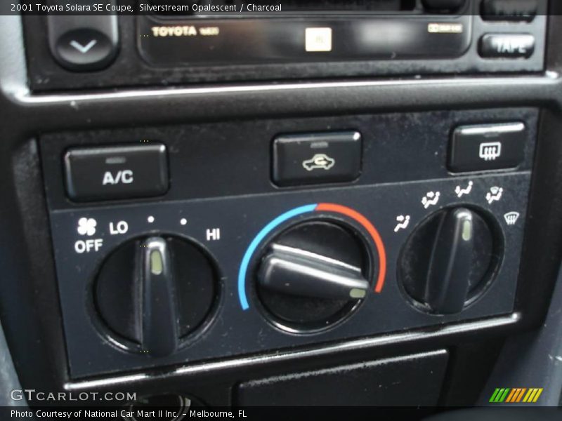 Silverstream Opalescent / Charcoal 2001 Toyota Solara SE Coupe