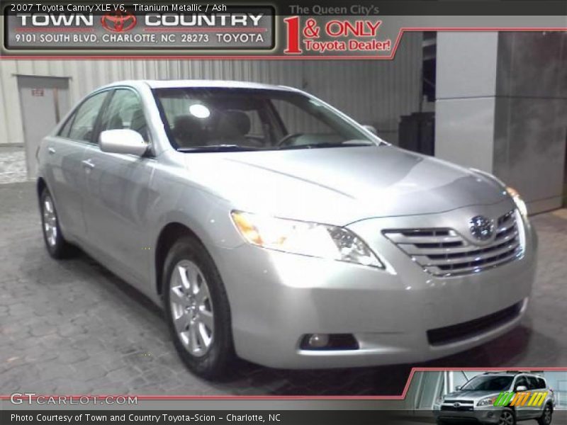 Titanium Metallic / Ash 2007 Toyota Camry XLE V6