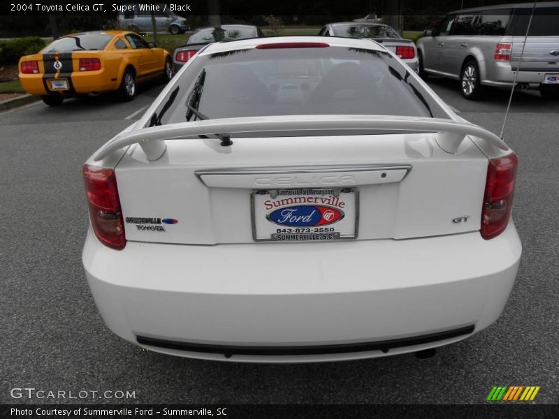 Super White / Black 2004 Toyota Celica GT
