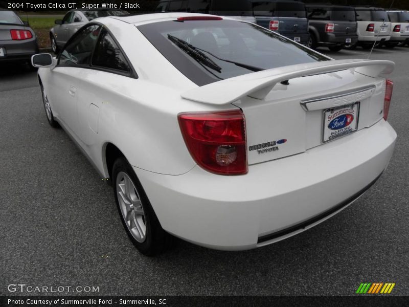 Super White / Black 2004 Toyota Celica GT