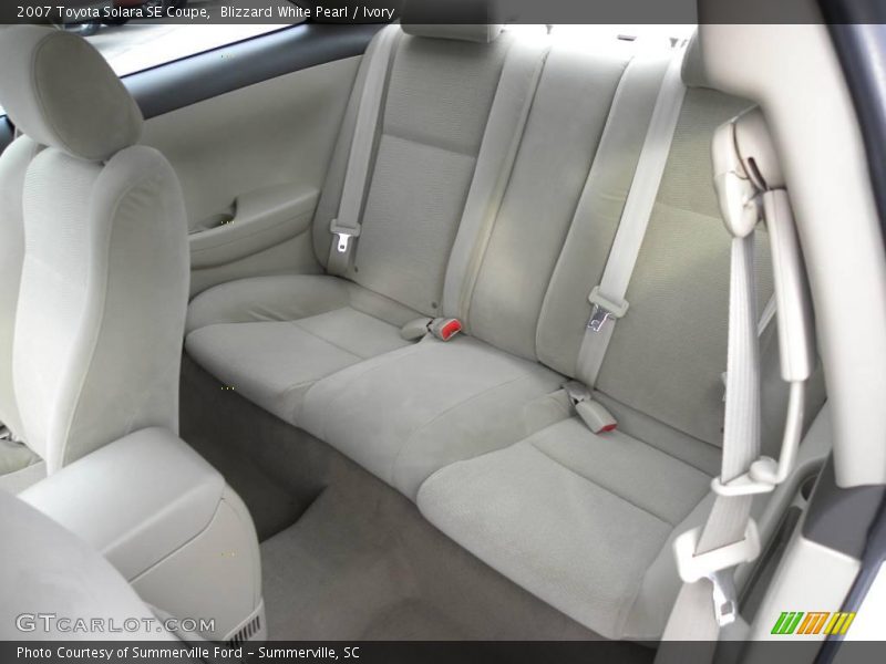 Blizzard White Pearl / Ivory 2007 Toyota Solara SE Coupe