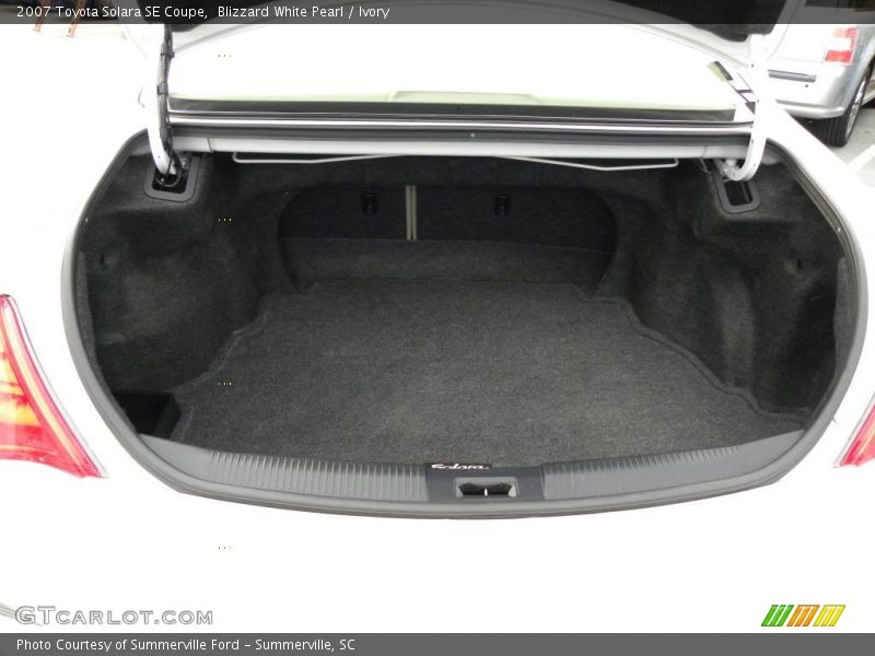 Blizzard White Pearl / Ivory 2007 Toyota Solara SE Coupe