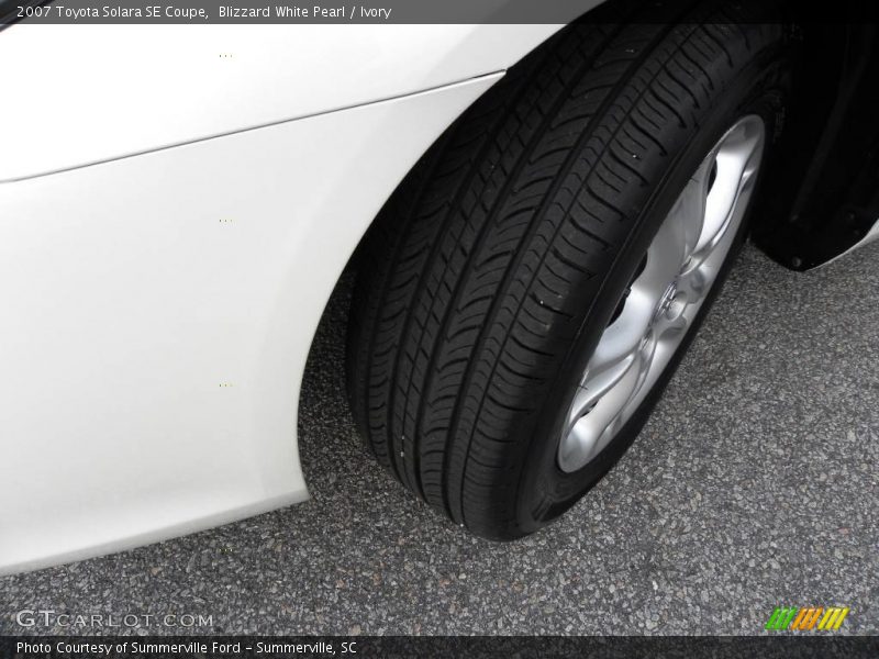 Blizzard White Pearl / Ivory 2007 Toyota Solara SE Coupe