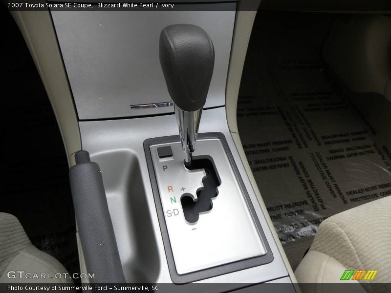 Blizzard White Pearl / Ivory 2007 Toyota Solara SE Coupe