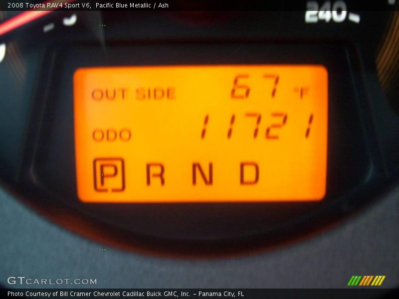 Pacific Blue Metallic / Ash 2008 Toyota RAV4 Sport V6