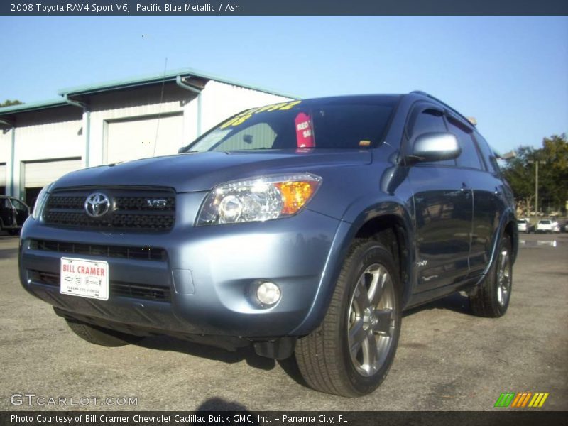 Pacific Blue Metallic / Ash 2008 Toyota RAV4 Sport V6